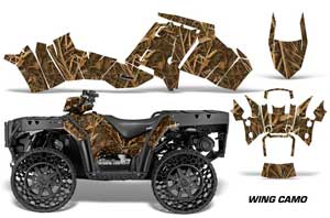 Polaris Sportsman WV850 ATV Graphic Kit - 2012-2015 Wing Camo