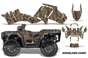 Polaris Sportsman WV850 ATV Graphic Kit - 2012-2015 Woodland Camo