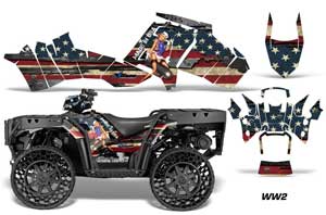 Polaris Sportsman WV850 ATV Graphic Kit - 2012-2015 WW2