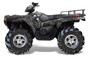 Polaris Sportsman 800 / 500 ATV Graphic Kit - 2005-2010 Reaper Black