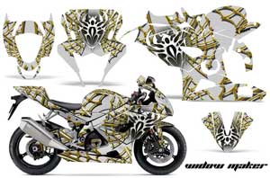 Suzuki GSXR 1000 Graphic Kit - 2005-2006 Widow Maker Yellow