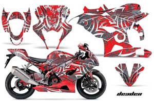 Suzuki GSXR 1000 Graphic Kit - 2005-2006 Deaden Red