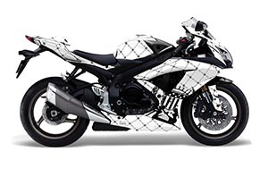Suzuki GSXR 600 / 750 Graphic Kit - 2008-2010 Silver Star Reloaded