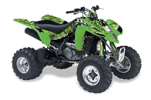 Kawasaki KFX 400 ATV Graphic Kit - 2003-2008 Reaper Green