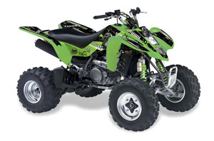 Suzuki LTZ 400 ATV Graphic Kit - 2003-2008 Toxicity Green