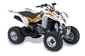 Suzuki LTZ 400 ATV Graphic Kit - 2003-2008 Toxicity Orange