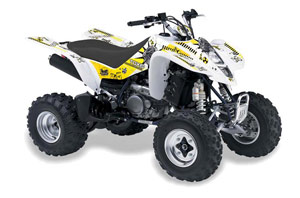 Suzuki LTZ 400 ATV Graphic Kit - 2003-2008 Toxicity Yellow