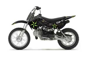 Suzuki DRZ 110 Dirt Bike Graphic Kit - All Years NorthStar Black