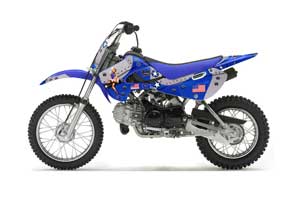 Suzuki DRZ 110 Dirt Bike Graphic Kit - All Years T Bomber Blue