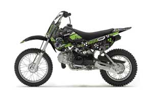 Suzuki DRZ 110 Dirt Bike Graphic Kit - All Years Toxicity Green