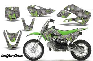 Suzuki DRZ 110 Dirt Bike Graphic Kit - All Years Butterfly Green