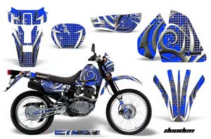 Suzuki DRZ 200 SE Dirt Bike Graphic Kit - 1996-2009 Deaden Blue