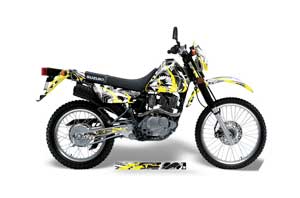 Suzuki DRZ 200 SE Dirt Bike Graphic Kit - 1996-2009 Expo Yellow