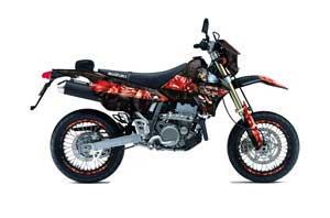 Suzuki DRZ 400 S Metal Tank Dirt Bike Graphic Kit