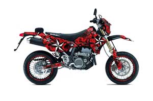 Suzuki DRZ 400 S Metal Tank Dirt Bike Graphic Kit - 2000-2018 NorthStar Red
