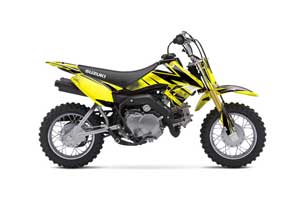 Suzuki DRZ 70 Dirt Bike Graphic Kit - 2008-2016 Slash Yellow
