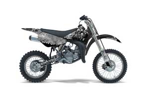 Suzuki RM 85 Dirt Bike Graphic Kit - 2002-2015 Reaper Silver