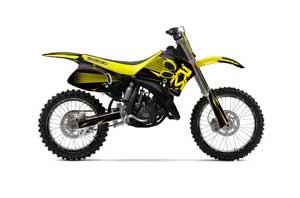 Suzuki RM 125 Dirt Bike Graphic Kit