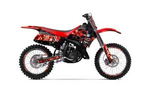 Suzuki RM 125 Dirt Bike Graphic Kit