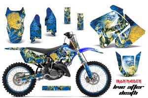 Suzuki RM 125 Dirt Bike Graphic Kit - 2001-2009 Live After Death