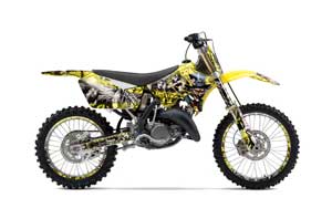 Suzuki RM 125 Dirt Bike Graphic Kit