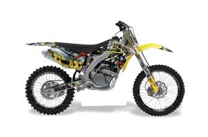 Suzuki RMZ 250 Dirt Bike Graphic Kit - 2007-2009 Number of the Beast