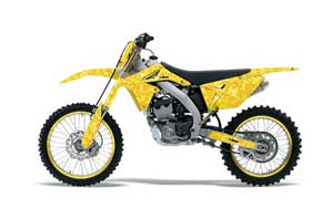 Suzuki RMZ 250 Dirt Bike Graphic Kit - 2010-2016 Digicamo Yellow