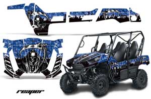 Kawasaki Teryx 800 4 Door Graphic Kit - 2013-2015 Reaper Blue