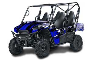 Kawasaki Teryx 800 4 Door Graphic Kit - 2013-2015 Carbon X Blue