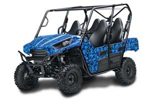 Kawasaki Teryx 800 4 Door Graphic Kit - 2013-2015 Digicamo Blue