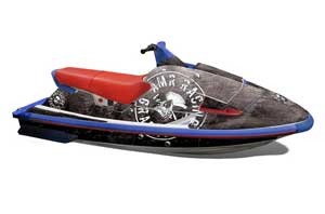 Yamaha Wave Raider Jet Ski Graphic Kit - 1994-1996 Wrath