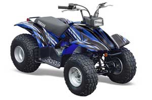 Yamaha Breeze 125 ATV Graphic Kit - 1989-2007 In Line Blue