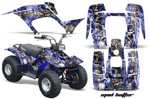 Yamaha Breeze 125 ATV Custom Graphic Kit - 1989-2007