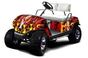 Yamaha G-Series Golf Cart Graphic Kit