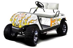 Yamaha G-Series Golf Cart Graphic Kit