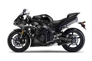 Yamaha R1 Graphic Kit - 2010-2012 Reaper Black