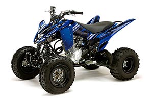 Yamaha Raptor 125 ATV Graphic Kit - 2011-2014 In Line Blue