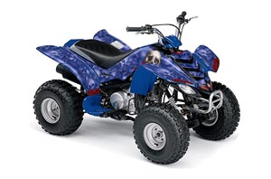 Yamaha Raptor 80 ATV Graphic Kit - 2003-2016 Bone Collector Blue