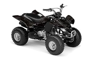 Yamaha Raptor 80 ATV Graphic Kit - 2003-2016 Reaper Black