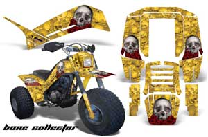 Yamaha Shaft DX 225 - 3 Wheeler ATV Custom Graphic Kit - 1983-1985
