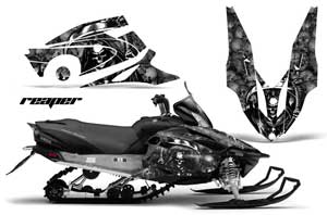 Yamaha Vector RS Sled Graphic Kit - 2012-2016 Reaper Black