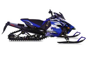 Yamaha Viper SR / SRT / RTX / SE Sled Graphic Kit - 2014-2016 Carbon X Blue
