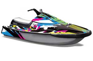 Yamaha Wave Runner 3 Jet Ski Graphic Kit - 1991-1996 Flashback