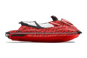 Yamaha Wave Runner GP 1800 Jet Ski Graphic Kit