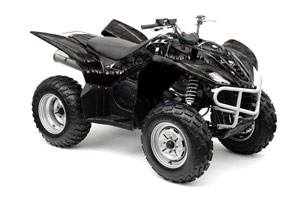 Yamaha Wolverine ATV Graphic Kit - 2006-2012 Reaper Black