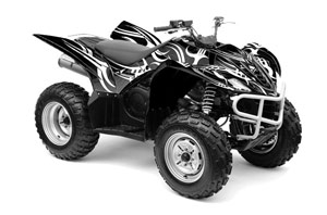 Yamaha Wolverine ATV Graphic Kit - 2006-2012 Tribe Black