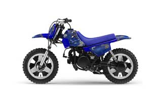 Yamaha PW50 Dirt Bike Graphic Kit - 1990-2022 Dog Fighter Blue