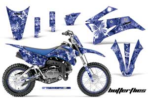 Yamaha TTR110 Dirt Bike Graphic Kit - 2008-2018 Butterfly Blue