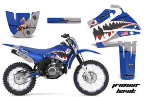 Yamaha TTR125 Dirt Bike Graphic Kit - 2000-2022 P40 Warhawk Blue
