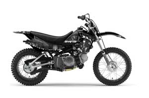 Yamaha TTR90 Dirt Bike Graphic Kit - 2000-2007 Reaper Black
